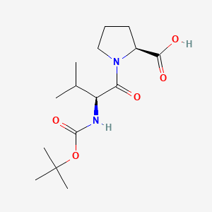 Chemical structure of Boc-Val-Pro-OH