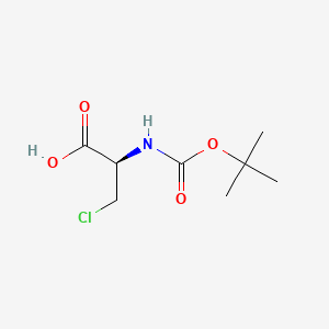 Chemical structure of Boc-β-chloro-Ala-OH
