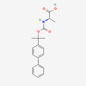 Chemical structure of Bpoc-Ala-OH