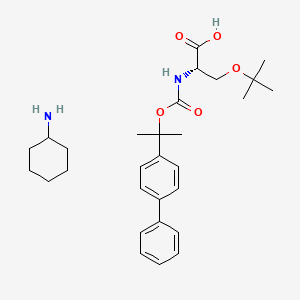Chemical structure of Bpoc-Ser(Tbu)-OH CHA