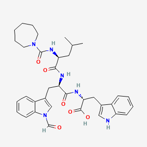 Chemical structure of BQ-610
