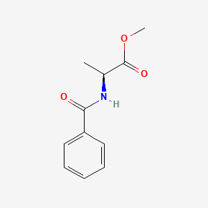 Chemical structure of Bz-Ala-OMe