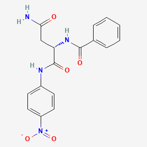 Chemical structure of Bz-Asn-pNA