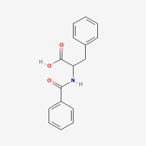 Chemical structure of Bz-DL-Phe-OH