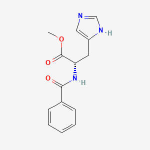 Chemical structure of Bz-His-OMe
