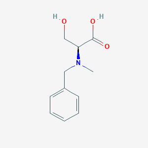 Chemical structure of Bzl-N-Me-Ser-OH