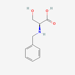 Chemical structure of Bzl-Ser-OH