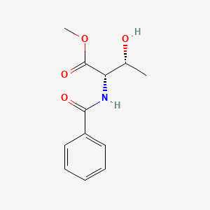 Chemical structure of Bz-Thr-OMe