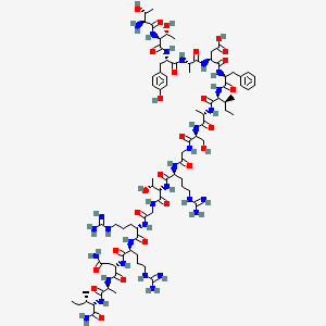 Chemical structure of cAMP-Dependent Protein Kinase Inhibitor-α (5-22) amide (human, mouse, rabbit, rat)