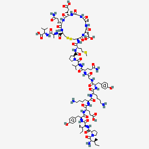 Chemical structure of CART (55-76) (rat)