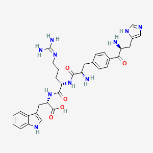 Chemical structure of Acth (6-9)