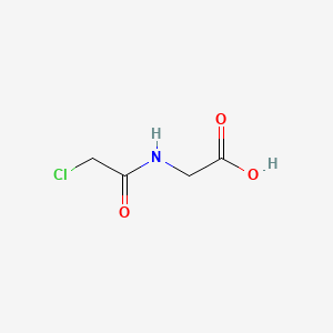 Chemical structure of Chloroac-Gly-OH