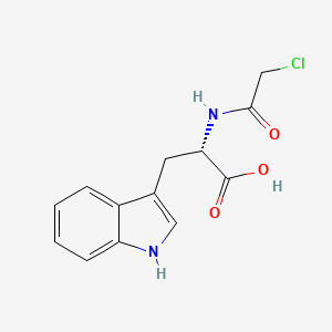 Chemical structure of Chloroac-Trp-OH