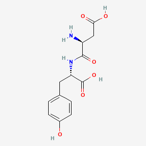 Chemical structure of Cholecystokinin Octapeptide (1-2) (desulfated)