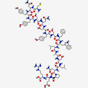 Chemical structure of Collagen Type IV α3 Chain (185-203)