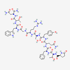 Chemical structure of Corazonin