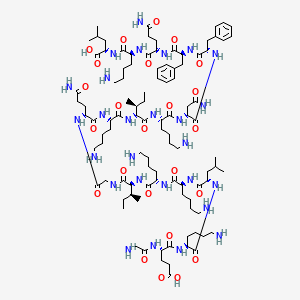 Chemical structure of CRAMP-18 (mouse)