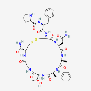 Chemical structure of Crustacean Cardioactive Peptide