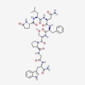 Chemical structure of Red pigment-concentrating hormone