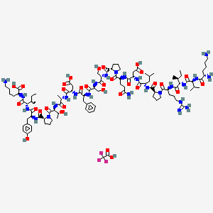 Chemical structure of Cullin-Associated NEDD8-Dissociated Protein 1 (548-566)