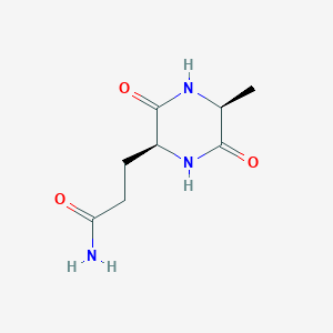 Chemical structure of Cyclo(-Ala-Gln)