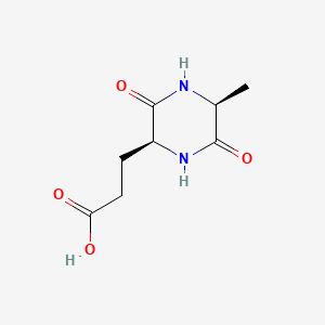 Chemical structure of Cyclo(-Ala-Glu)