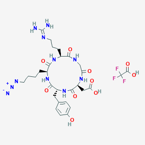 Chemical structure of Azido-c(RGDyK)
