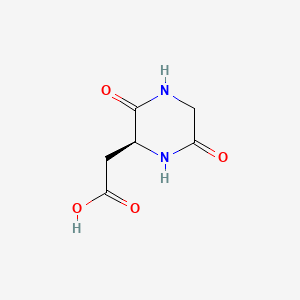 Chemical structure of Cyclo(-Asp-Gly)