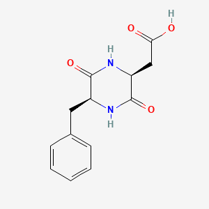 Chemical structure of Cyclo(-Asp-Phe)