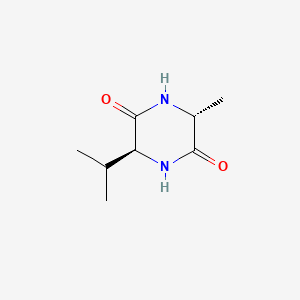 Chemical structure of Cyclo(-D-Ala-Val)