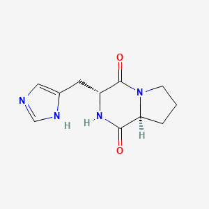 Chemical structure of Cyclo(-D-His-Pro)