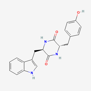 Chemical structure of Cyclo(-D-Trp-Tyr)