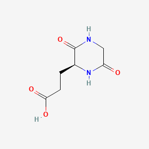 Chemical structure of Cyclo(-Glu-Gly)