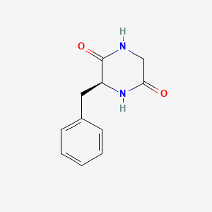 Chemical structure of Cyclo(-Gly-Phe)