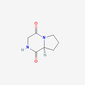 Chemical structure of Cyclo(-Gly-Pro)