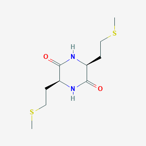 Chemical structure of Cyclo(-Met-Met)