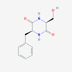 Chemical structure of Cyclo(-Phe-Ser)