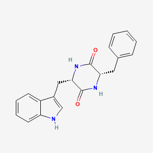 Chemical structure of Cyclo(-Phe-Trp)