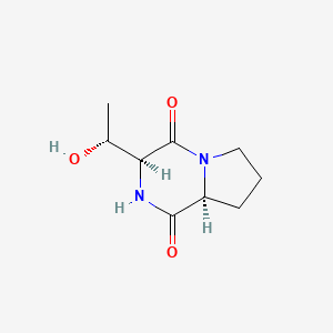 Chemical structure of Cyclo(-Pro-Thr)
