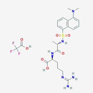 Chemical structure of Dansyl-Ala-Arg-OH