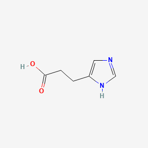 Chemical structure of Deamino-histidine