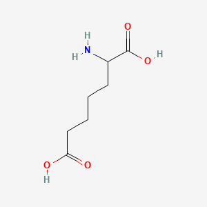 Chemical structure of 2-Aminopimelic acid