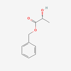 Chemical structure of D-Lactic acid-benzyl ester