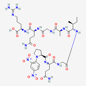 Chemical structure of Dnp-peptide