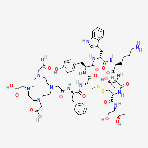 Chemical structure of Edotreotide