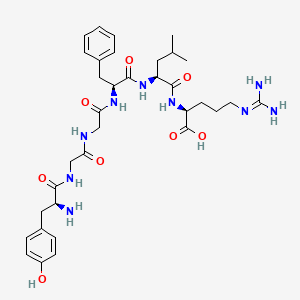 Chemical structure of Dynorphin A (1-6)