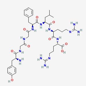 Chemical structure of Dynorphin A (1-7)