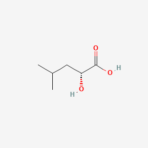 Chemical structure of D-α-Hydroxyisocaproic acid