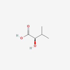 Chemical structure of D-α-Hydroxyisovaleric acid
