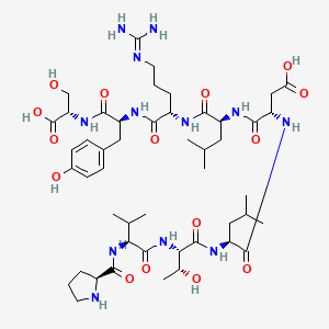 Chemical structure of Eglin c (41-49)